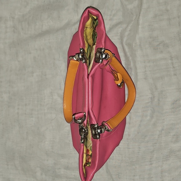 Brighton Pink Heart Small Tote Bag - Picture 16 of 16